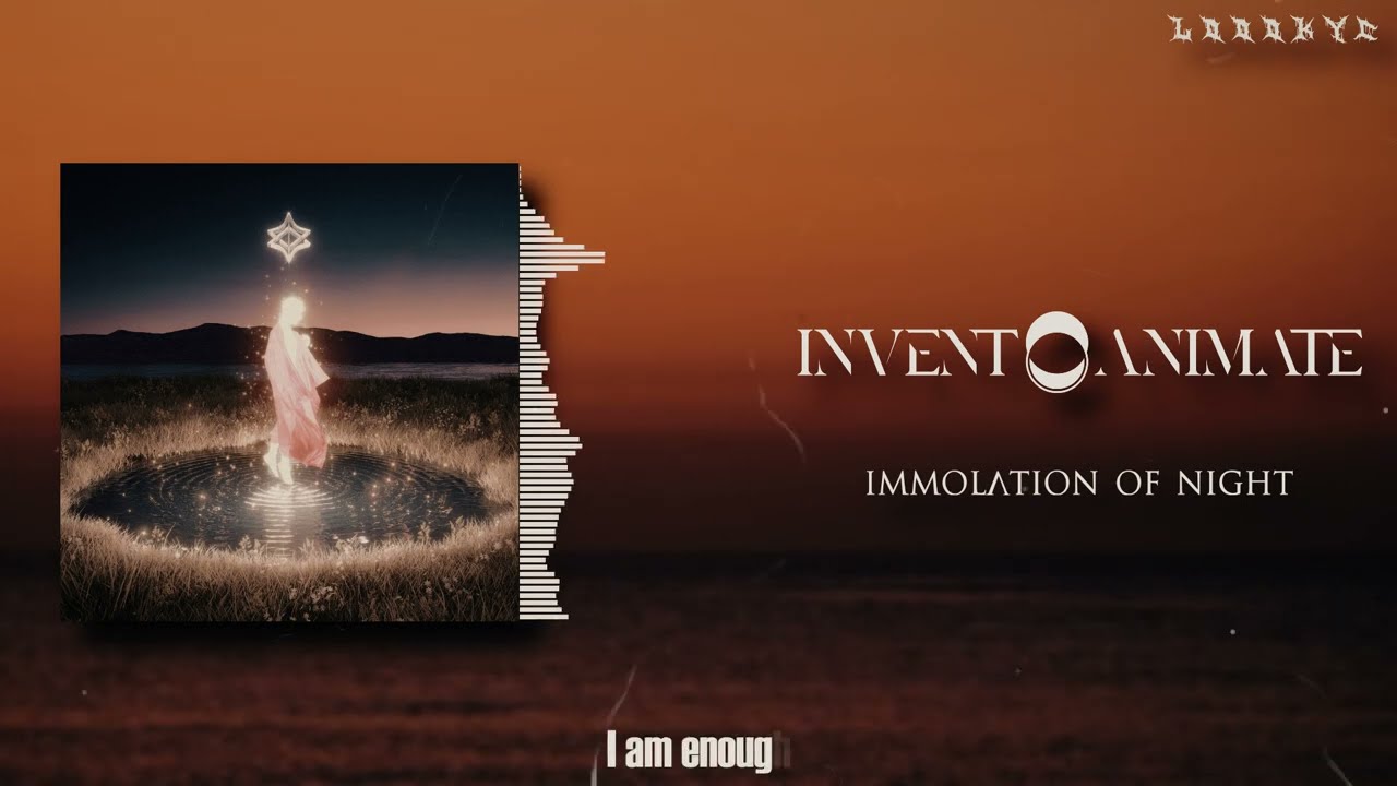 Invent Animate - Immolation Of Night (LYRICS VIDEO - VISUALIZER)
