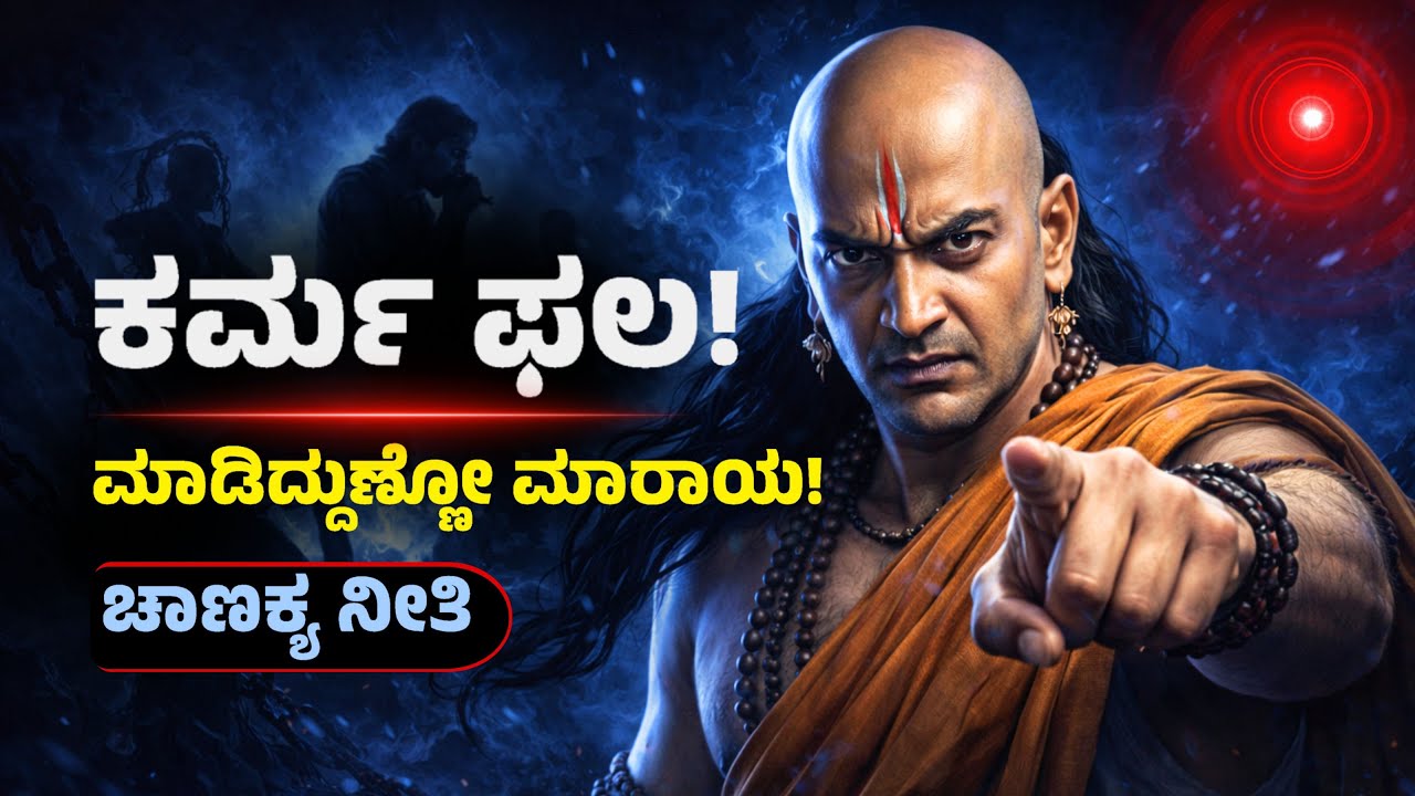 ನೀವು ಮಾಡಿದ ಕರ್ಮ ನಿಮ್ಮನ್ನು ಹುಡುಕಿ ಬರುವುದು ಹೇಗೆ? 🔥 | Chanakya's Life Changing Karma Sutras