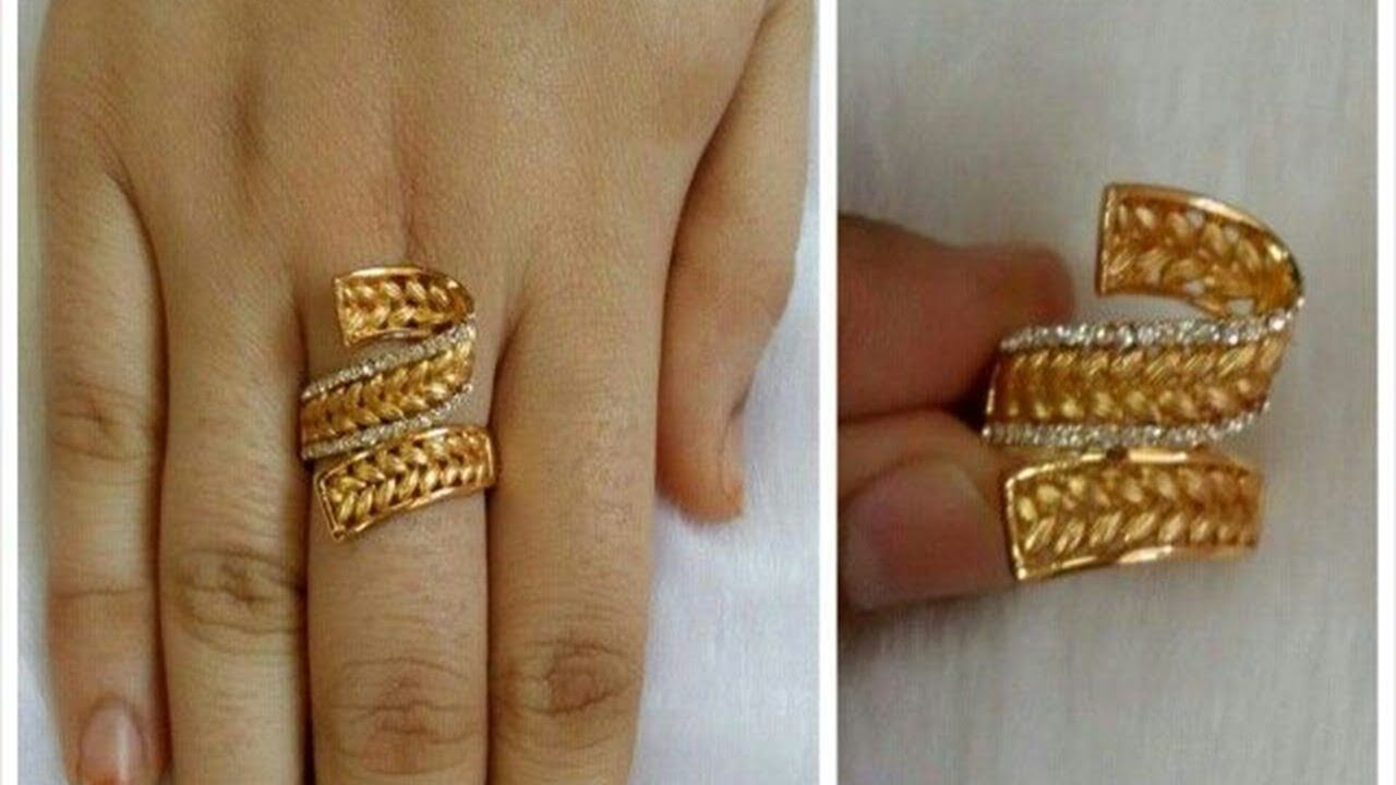 21k Gold Spiral Finger Ring Designs 2019 | Indian Jewellery Design 2019
