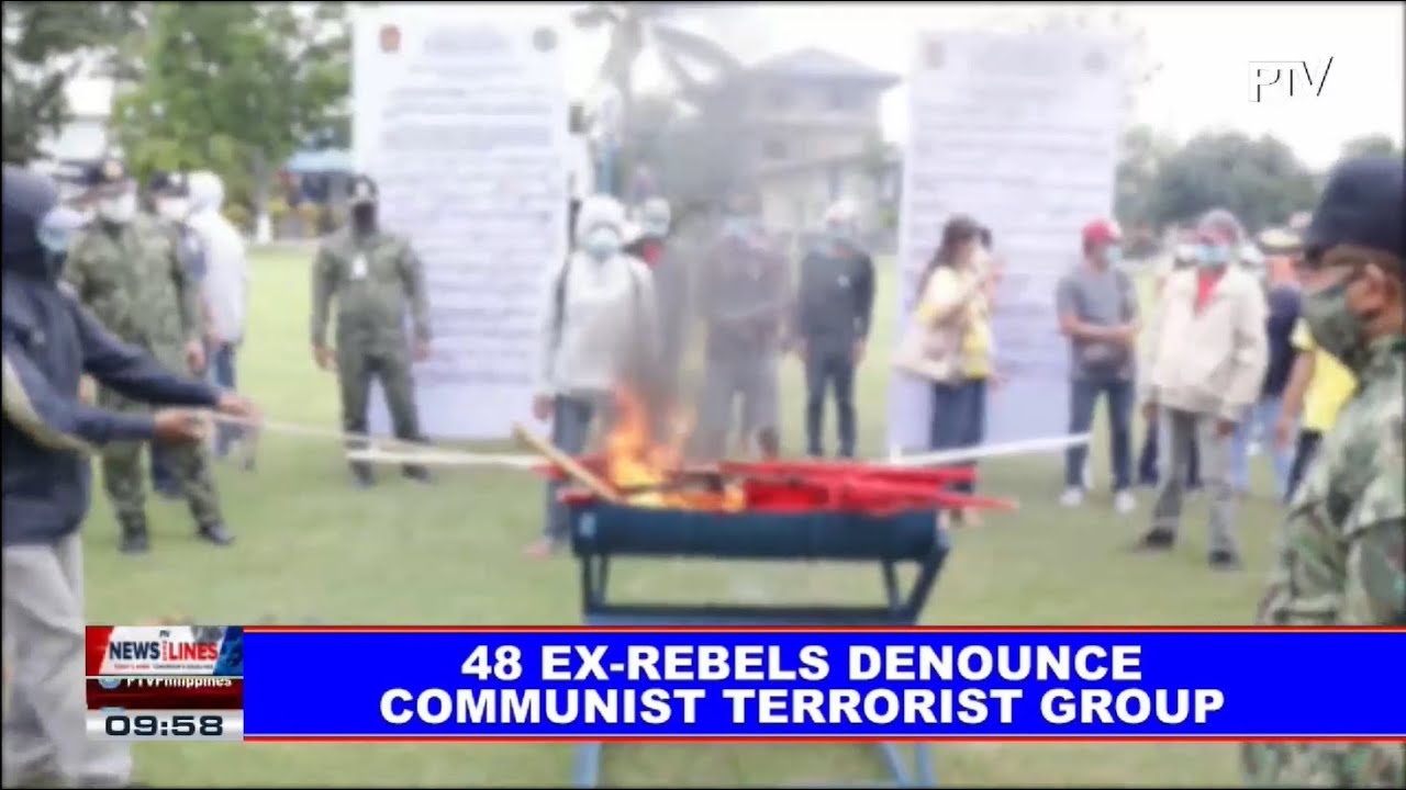48 ex-rebels denounce communist terrorist group