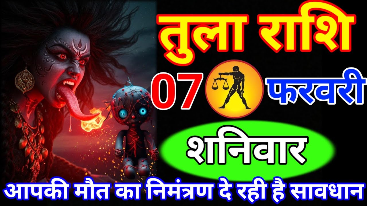 तुला राशि 04 फरवरी बुधवार //आपकी मौत का निमंत्रण दे रही है ! सावधान//वीडियो तुरंत देखलो//Tula rashi