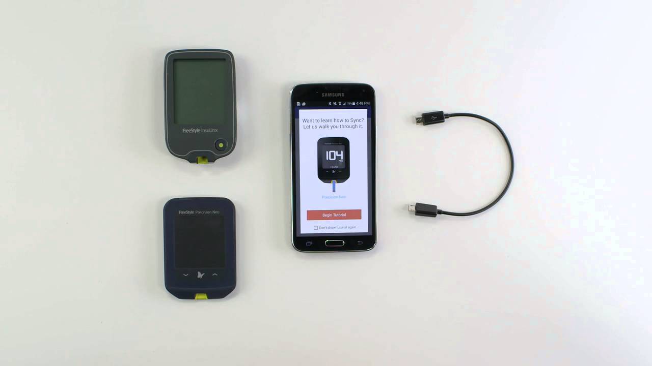 FreeStyle USB Meters - Sync with Glooko Mobile App