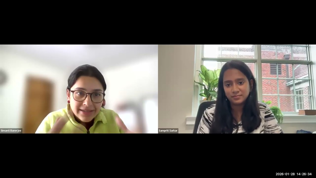 Interview with Sampriti Sarkar, University of Tennessee, Knoxville