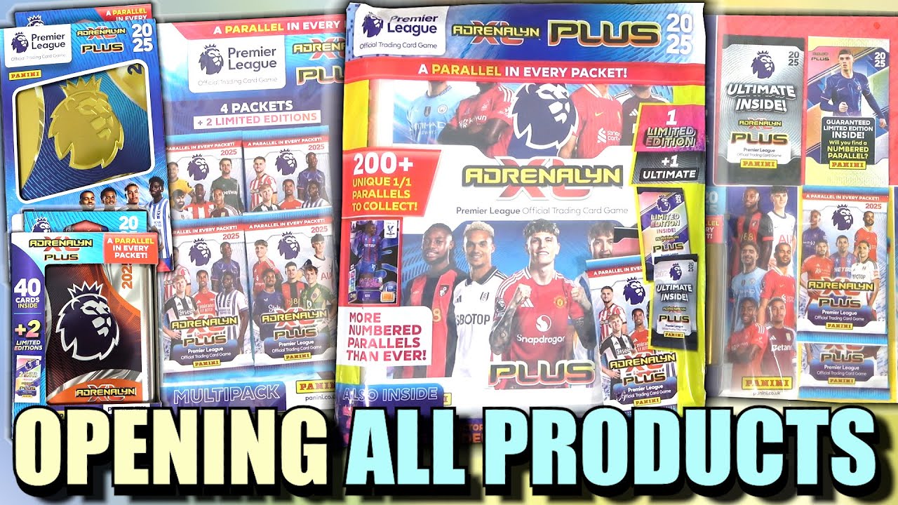 Opening *EVERY* ADRENALYN XL PLUS 2025 Product In One Video | NEW Megapack - Multipack - Tins