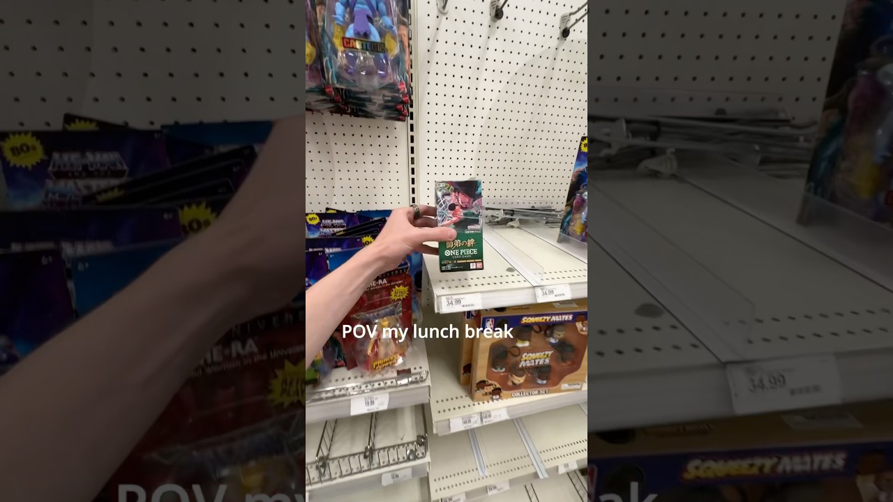 POV Opening One Piece Packs for my Lunch Break
