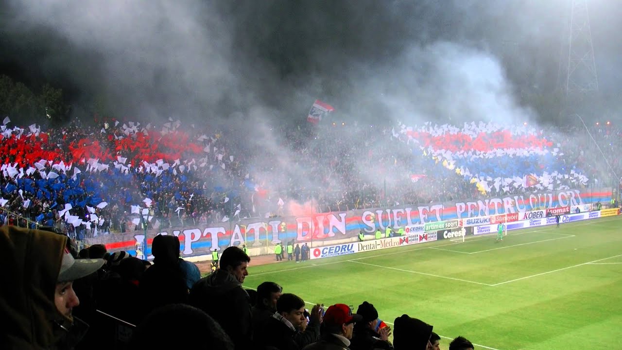 EXCLUSIV la Fan Steaua TV! Coregrafiile galeriei steliste la Steaua - Dinamo!