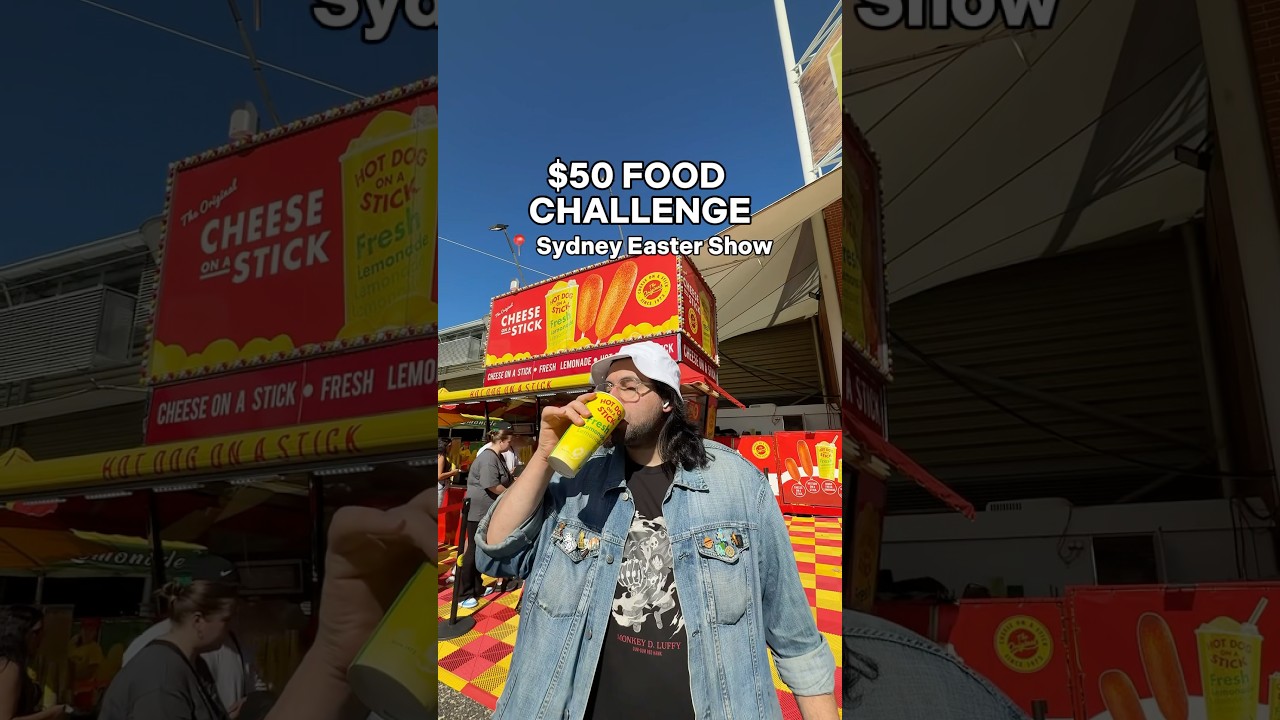 ФУД-ЧЕЛЛЕНДЖ НА 50$ на Sydney Easter Show 2025! #едасиднея