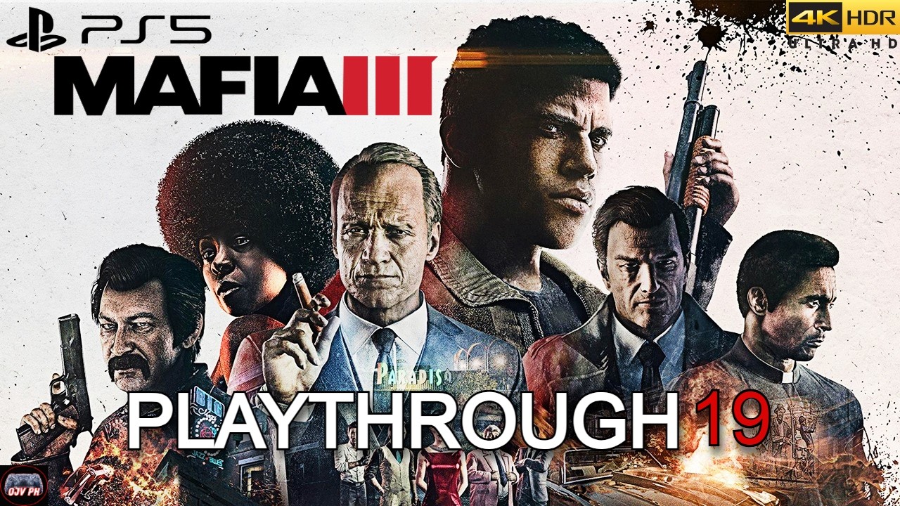 MAFIA 3 - DEFINITIVE EDITION (PS5) (HARD DIFFICULTY) 100% PLAYTHROUGH 19 (FRANKIE BERNARD)