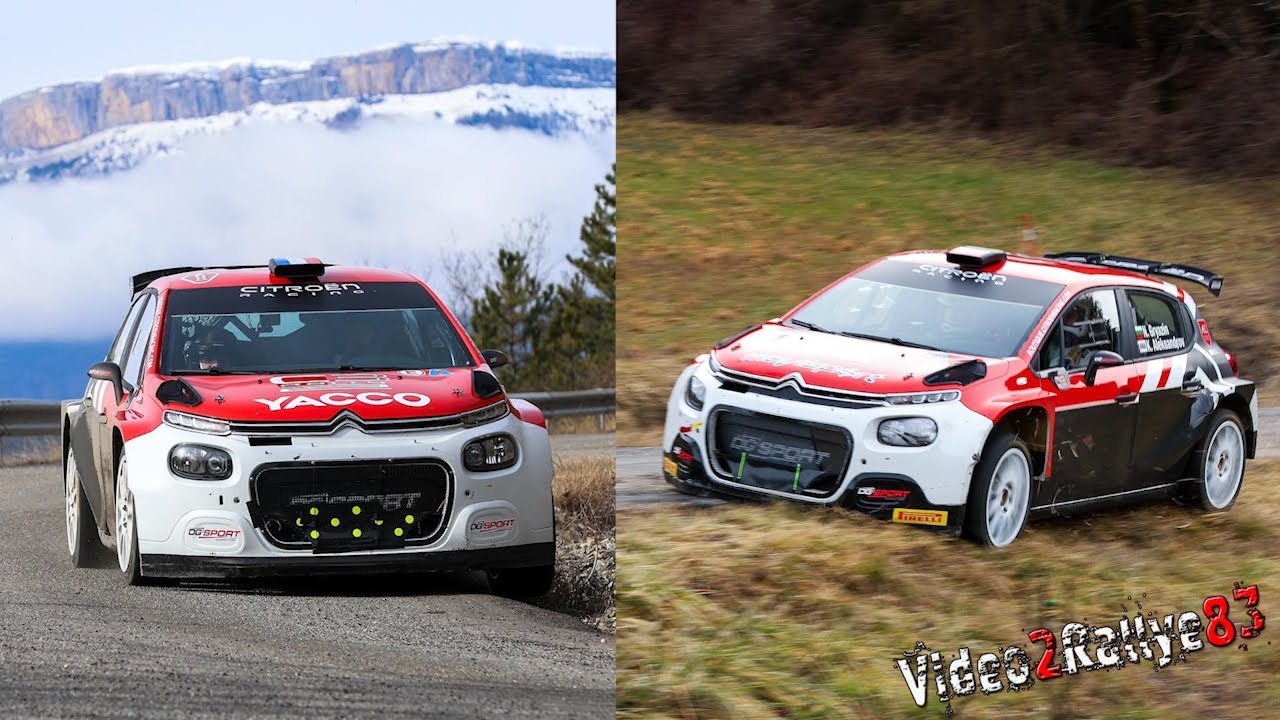 Test Monte Carlo 2024 | Rossel Yohan | Gryazin Nikolay | Citroen C3 Rally2 | DG Sport By PapaJulien