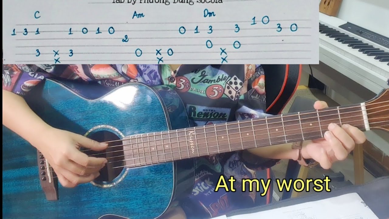 [Hướng dẫn Guitar Solo] A t M y Worst