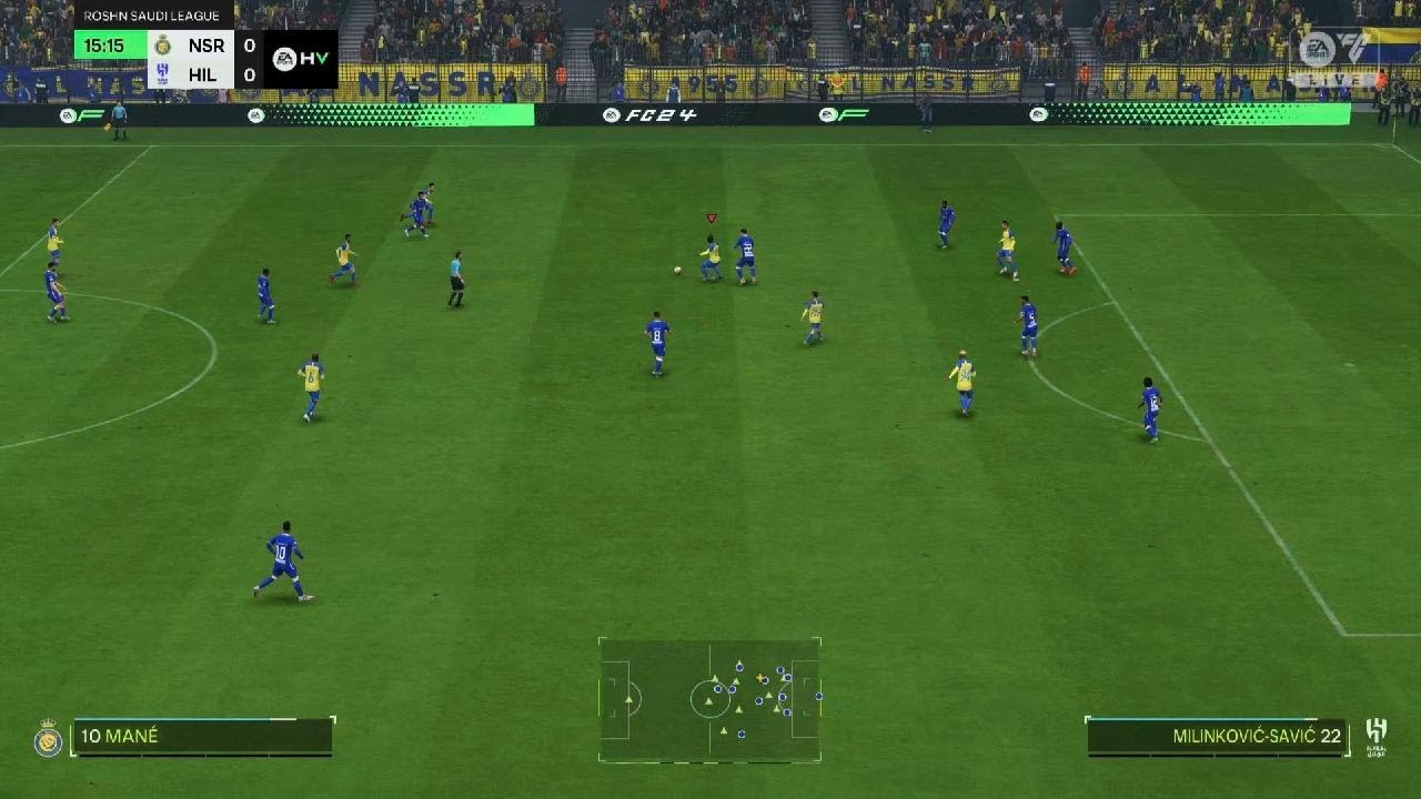 Playing ea fc/4k full cinematic vid/al nasser vs al hilal