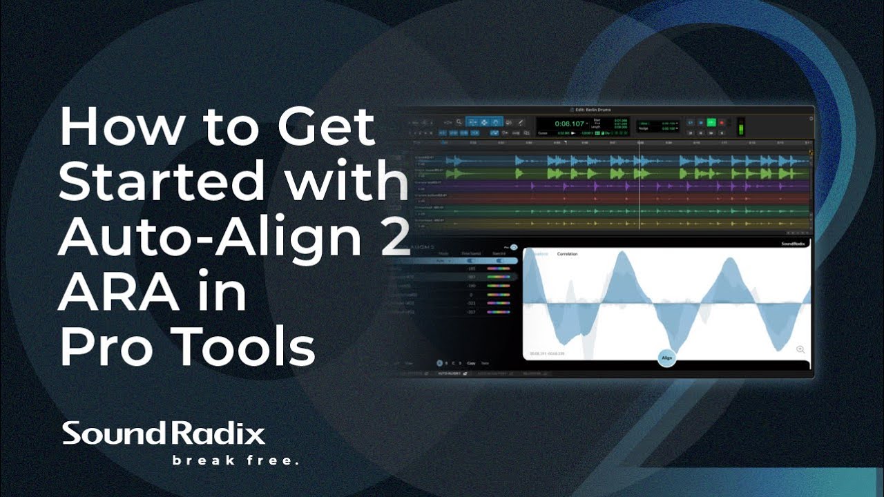 How to Get Started with Auto-Align 2 ARA in Pro Tools