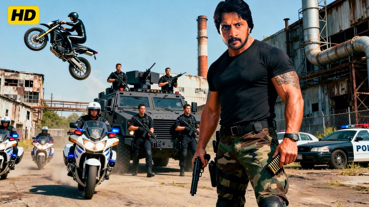 Sudeep की अब तक की सबसे खतरनाक एक्शन हिंदी मूवी | Rakshita South Action Hindi Movies