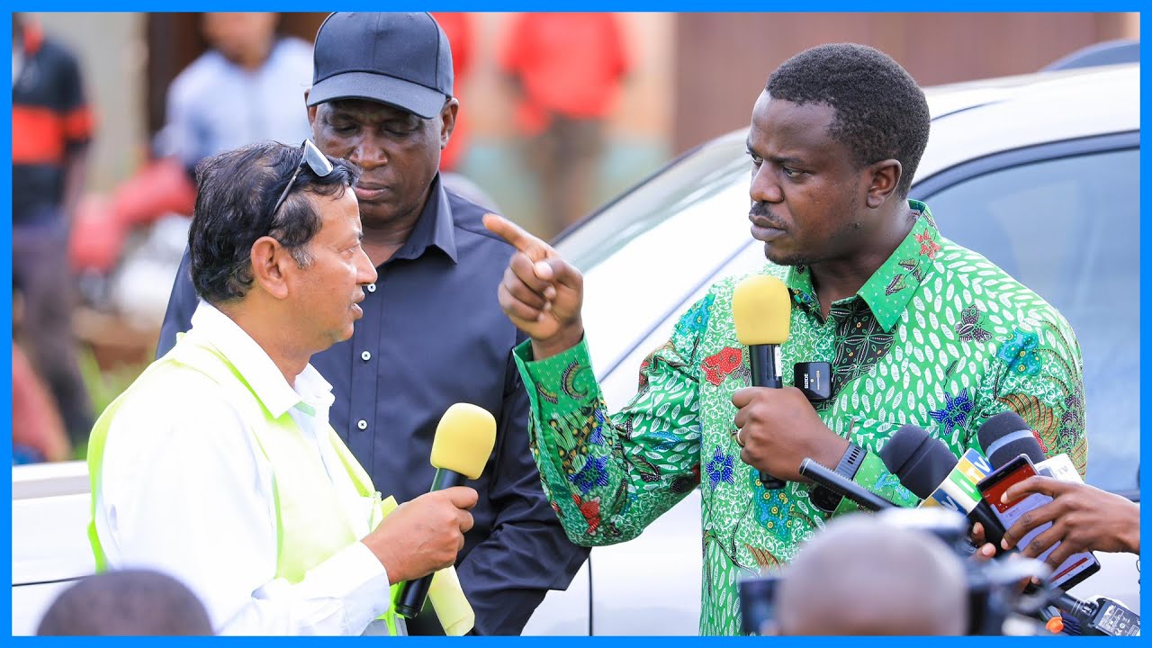 WAZIRI BASHUNGWA AMUONDOA MHANDISI MSHAURI, AAGIZA MKANDARASI KUTOPEWA MIRADI MINGINE - RUVUMU