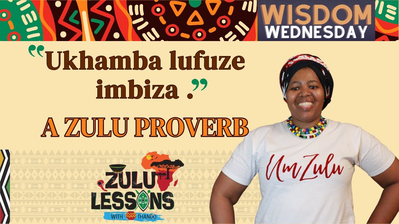 Zulu Proverb - Izaga | Ingane Igaba Ngonina | zululessons.com | Learn Zulu Lessons Thando