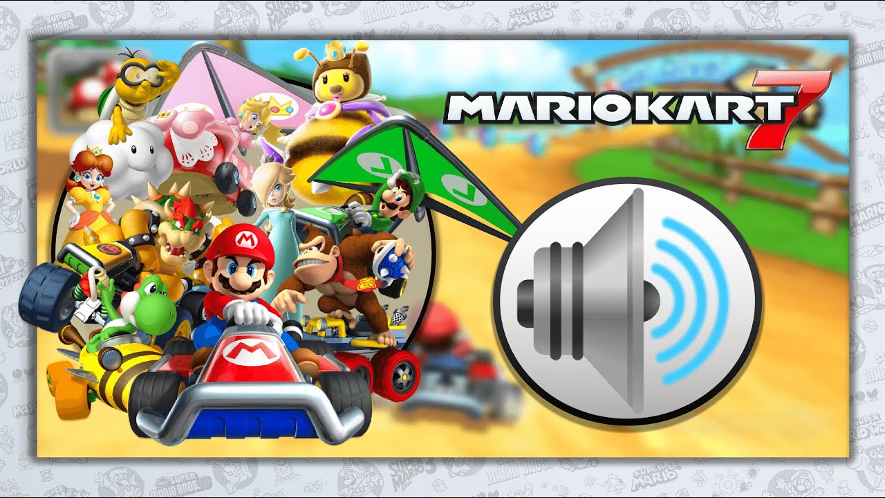Mario Kart 7 - ALL Characters Voice Clips & Sounds