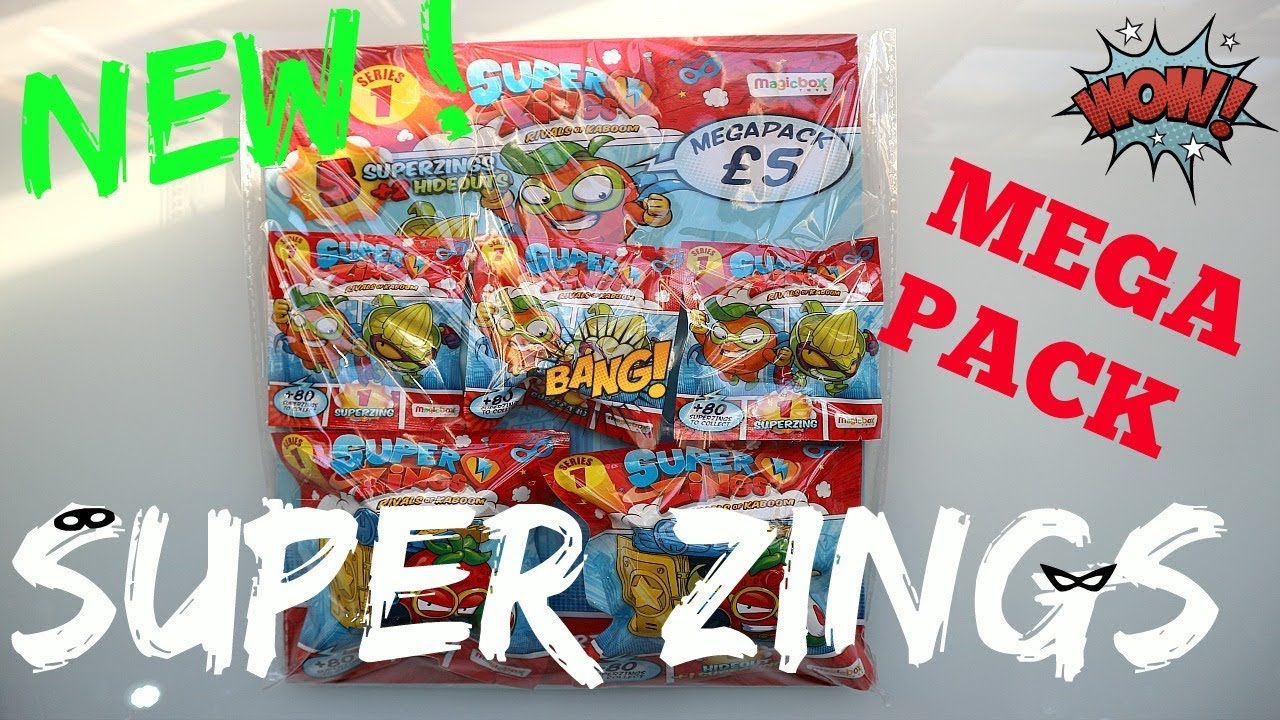 Распаковка стартового набора Mega серии Super Zings 1!
