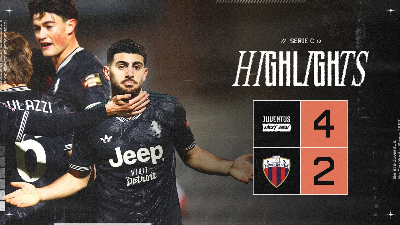 Juventus Next Gen 4 - 2 Sambenedettese | HIGHLIGHTS Serie C | Matchday 26