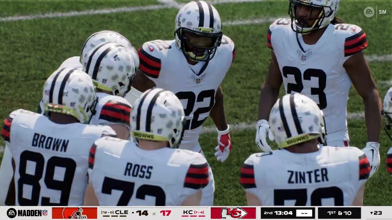 Madden NFL 26, The Browns Vs The Chiefs