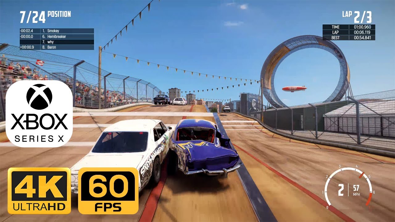 Xbox Series X - Wreckfest 4K 60 FPS Gameplay