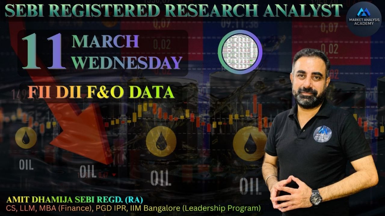 FII DII F&O DATA Nifty Banknifty Sensex Prediction for Tomorrow Wednesday 11th March 2026
