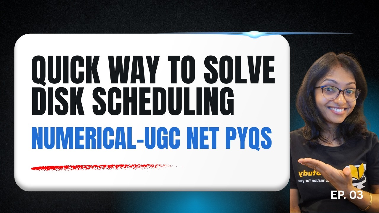 Quick Way to Solve all DISK SCHEDULING Numerical|UGC NET PYQs DISK SCHEDULING-Operating System