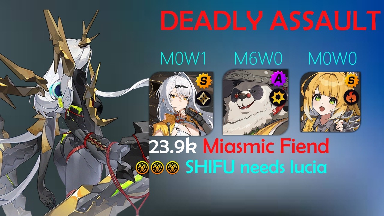 How to clear Miasmic Fiend with Yixuan | 2.6 Deadly Assault | ZZZ