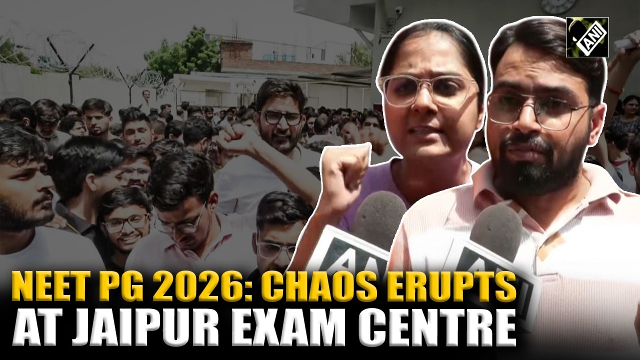NEET PG 2026: Candidates, parents protest at Jaipur centre over power supply disruption