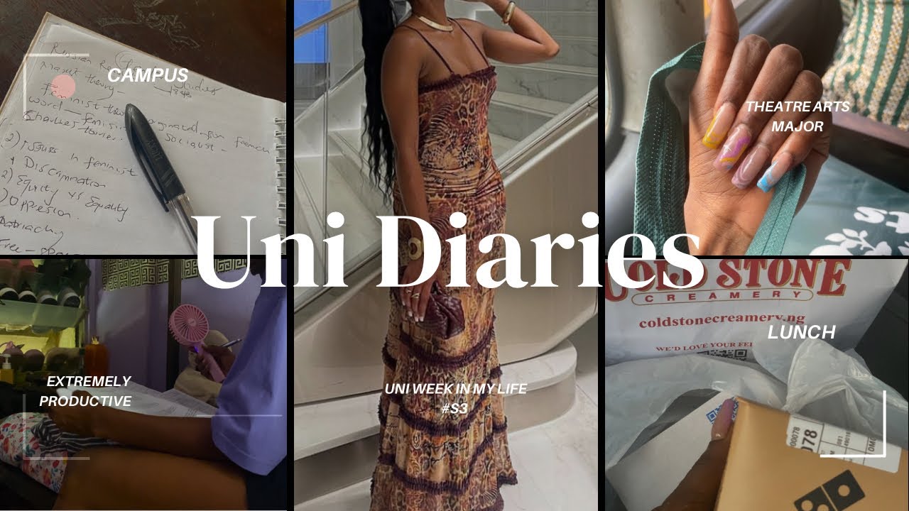 Uni Vlog| Life of a Nigerian Student|Back to Uni + Productive week + Lectures & Lots of Food| Unilag