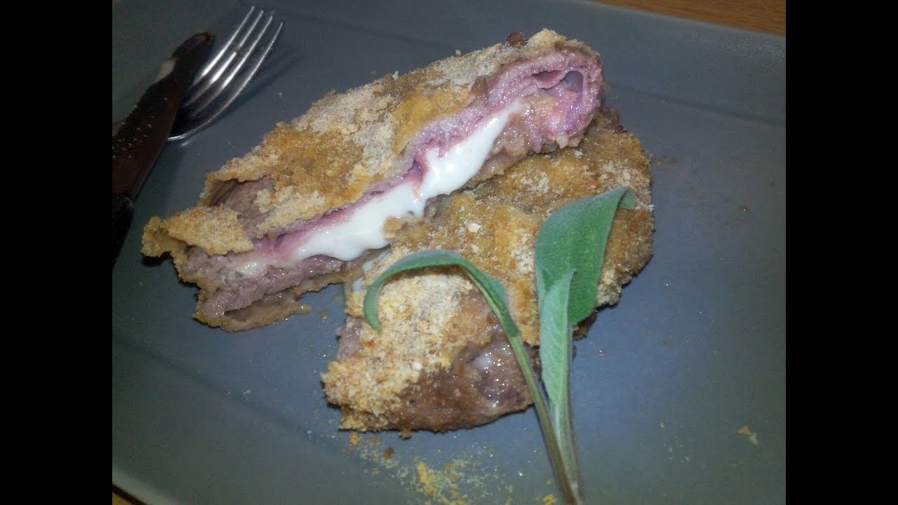 Fettine di vitello alla valdostana, Val d'Aosta veal slices