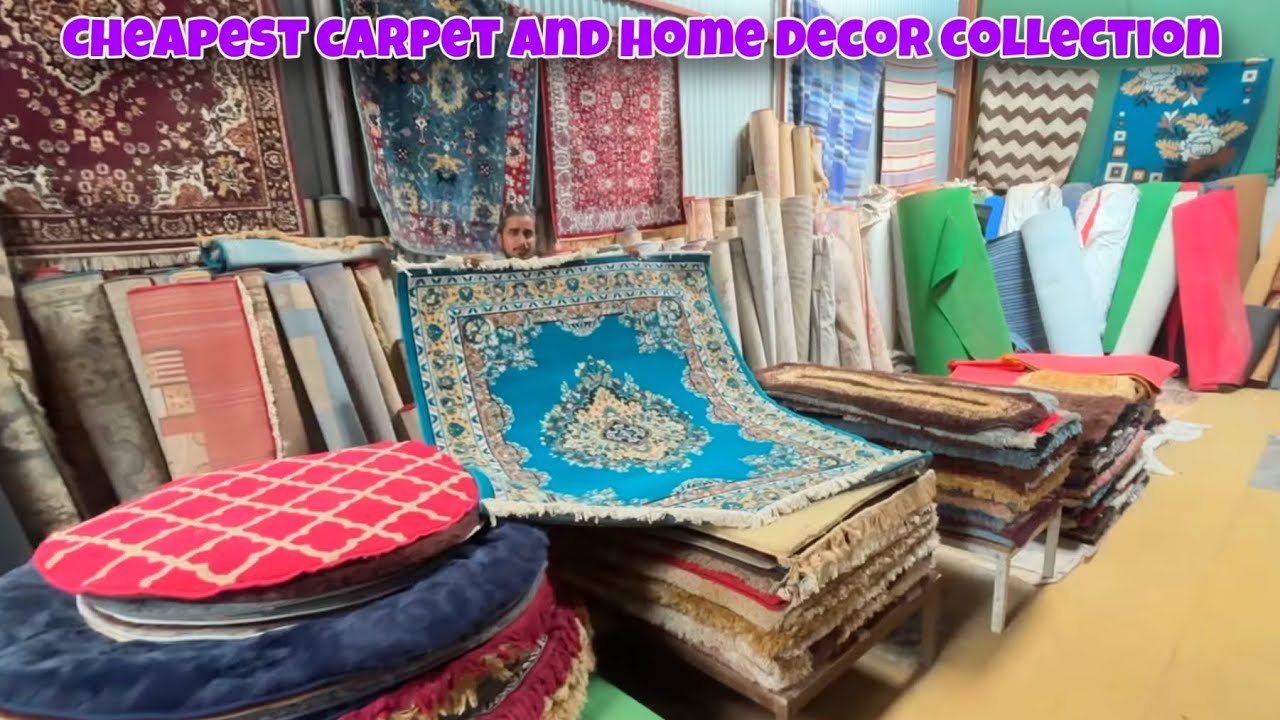 Cheapest Carpets and Home Decor Items | Shahberi Furniture Market #carpet #homedecor #wholesale