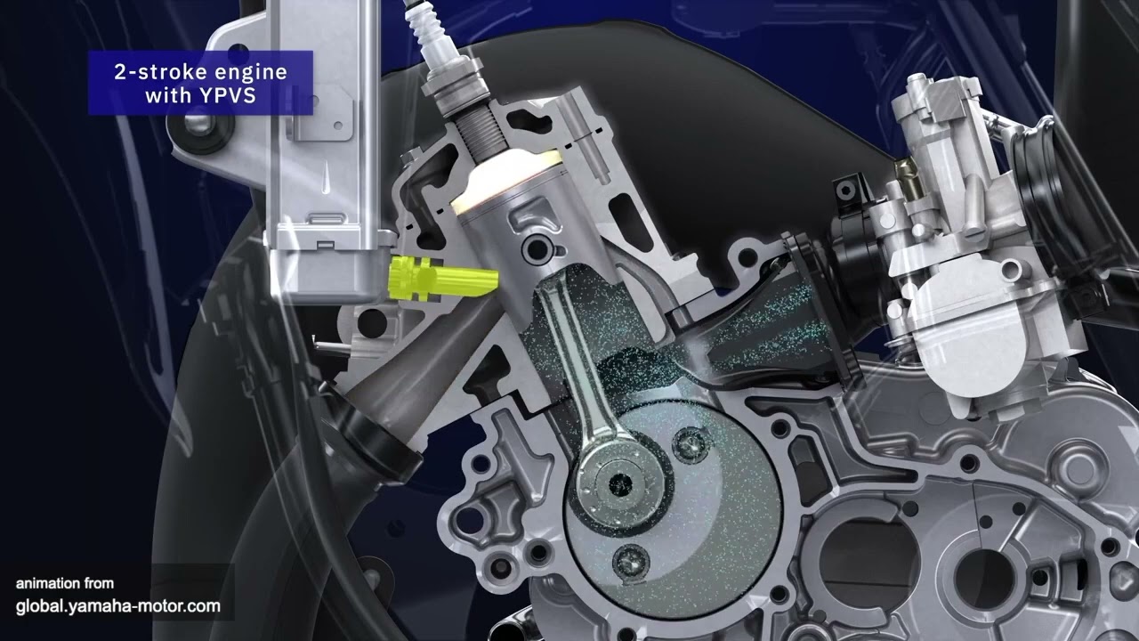 Yamaha two stroke engine Power Valve System