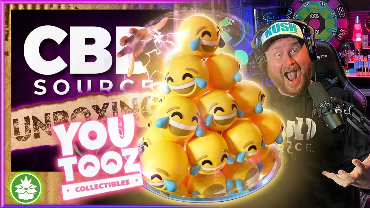 YouTooz Unboxing - Building A Stoner Laugh Emoji Pyramid | CBD Source Unboxing