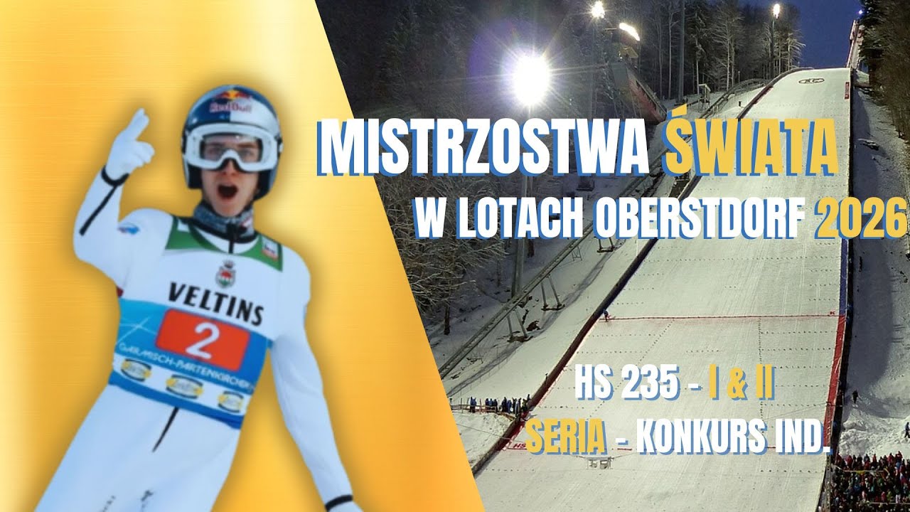 Mistrzostwa Świata w lotach narciarskich - Oberstdorf HS 235 -  I & II seria konkursu indywidualnego