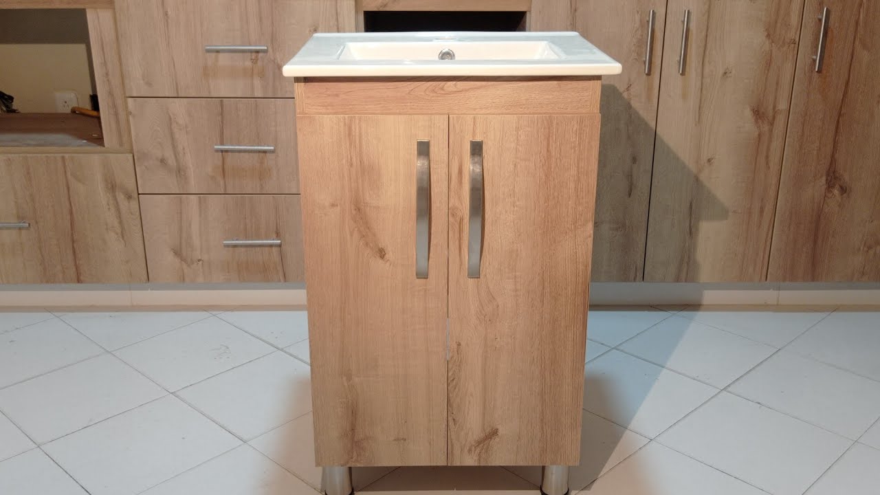 COMO HACER UN MUEBLE PARA LAVAMANOS, EN MELAMINA