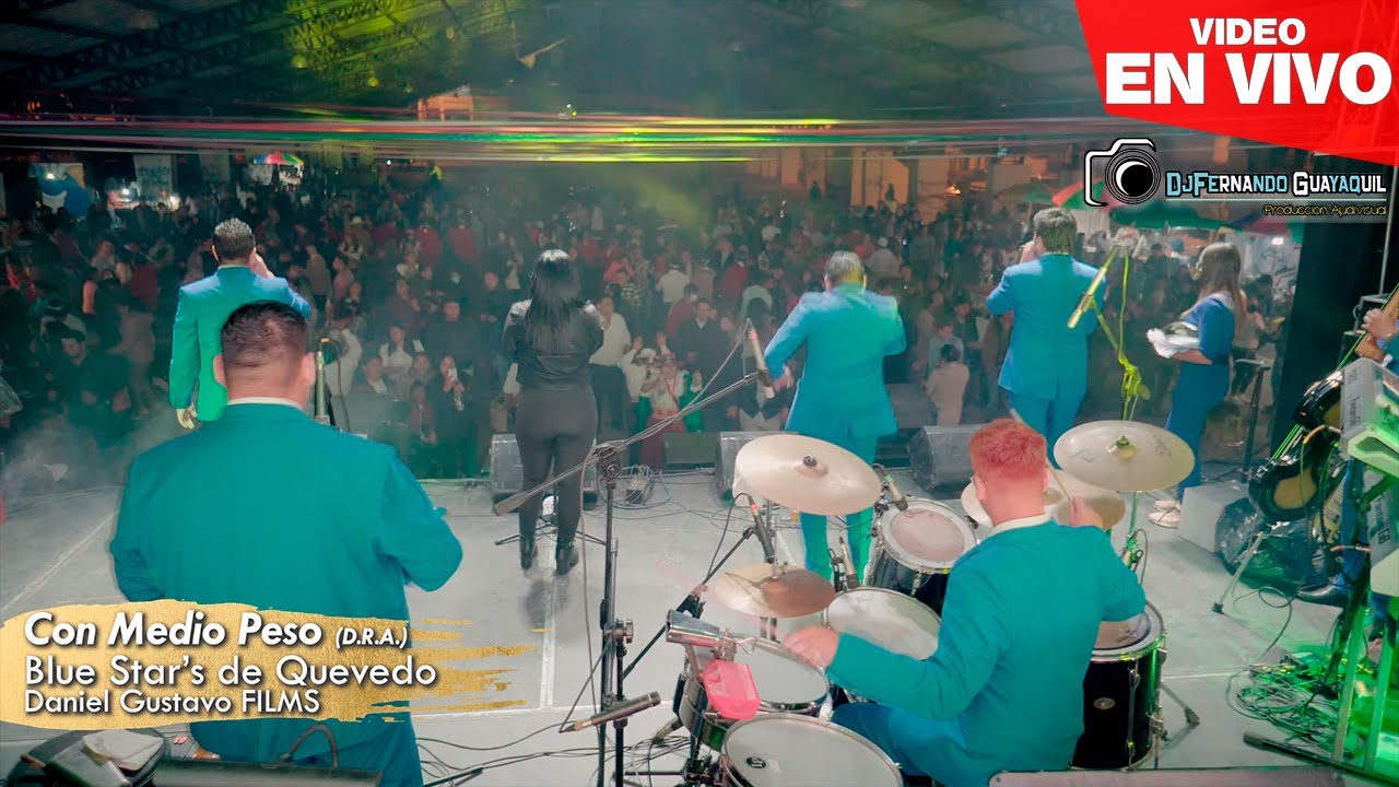 Medio Peso Orquesta Blue Stars de Quevedo Video En Vivo HD