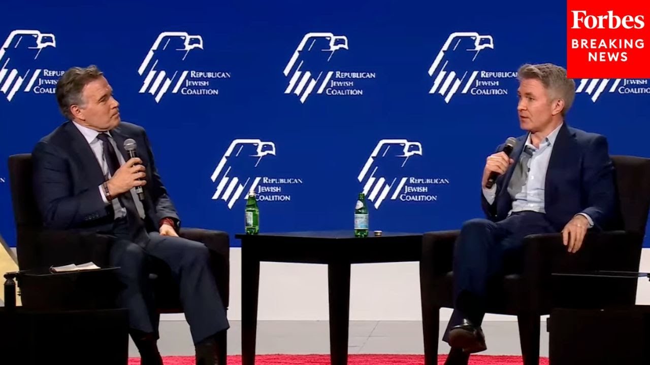 FULL CHAT: Dave McCormick And Douglas Murray Hold Fireside Chat At Republican Jewish Coalition