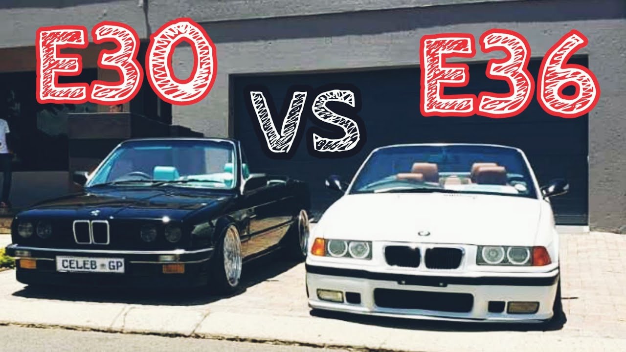 BMW E30 VS E36