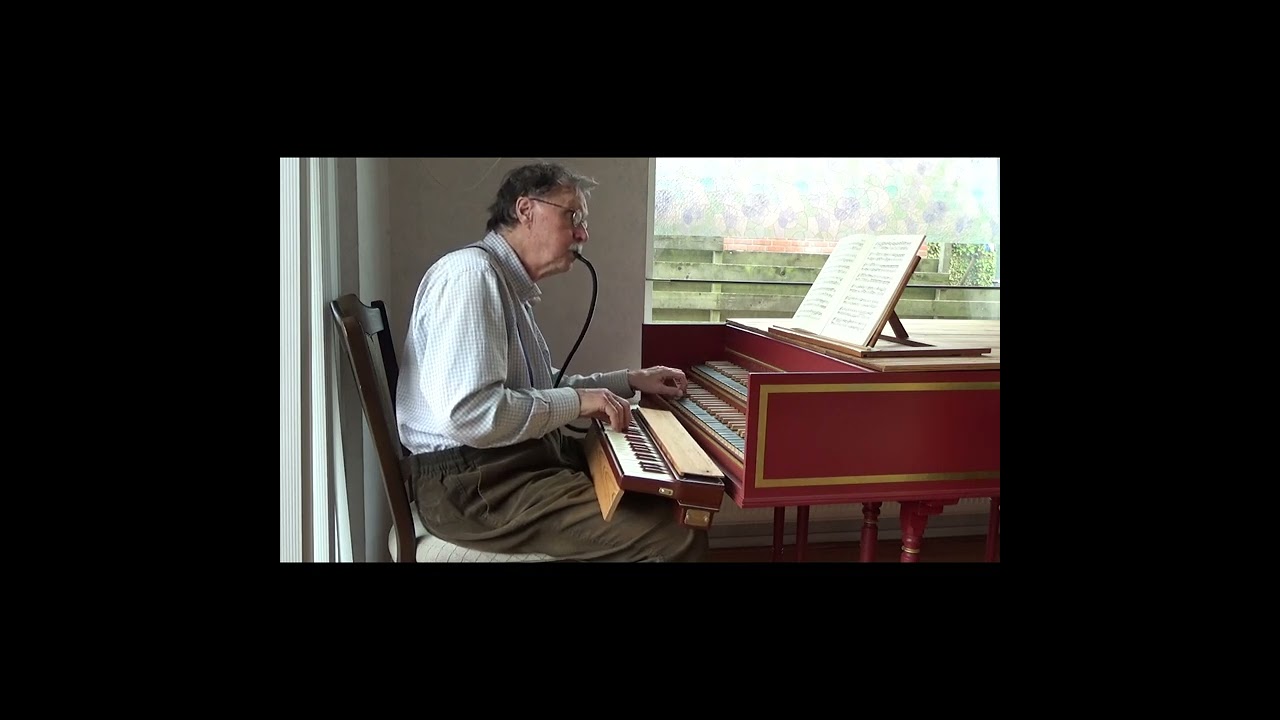 G.Ph. Telemann - Fantasia 4 in E minor, eolina and harpsichord
