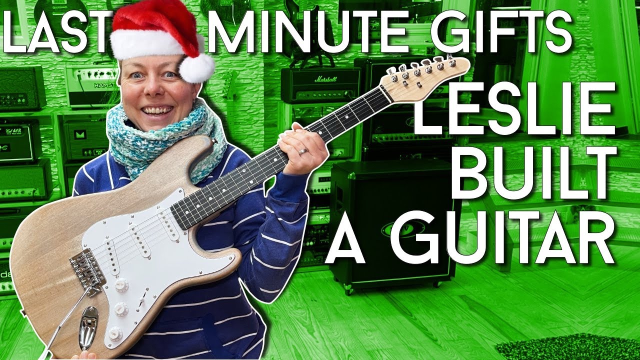 Leslie builds the Harley Benton DIY Strat Kit