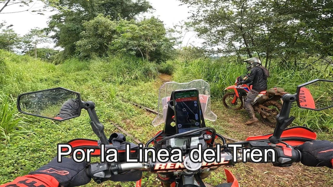 Trillo por La Ceiba, Orotina - Linea del Tren - Costa Rica en Moto #crf300l