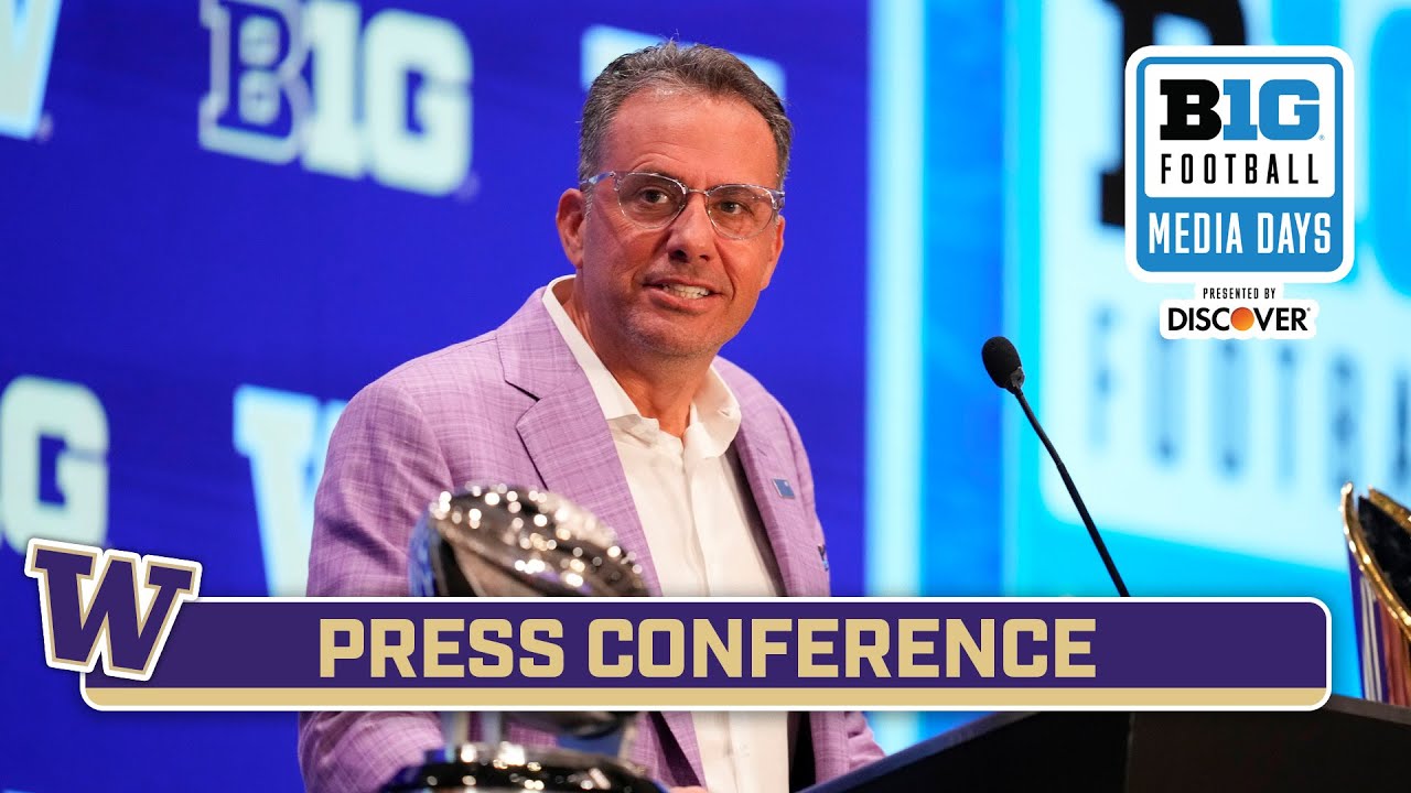 Washington HC Jedd Fisch Press Conference | 2025 B1G Football Media Days