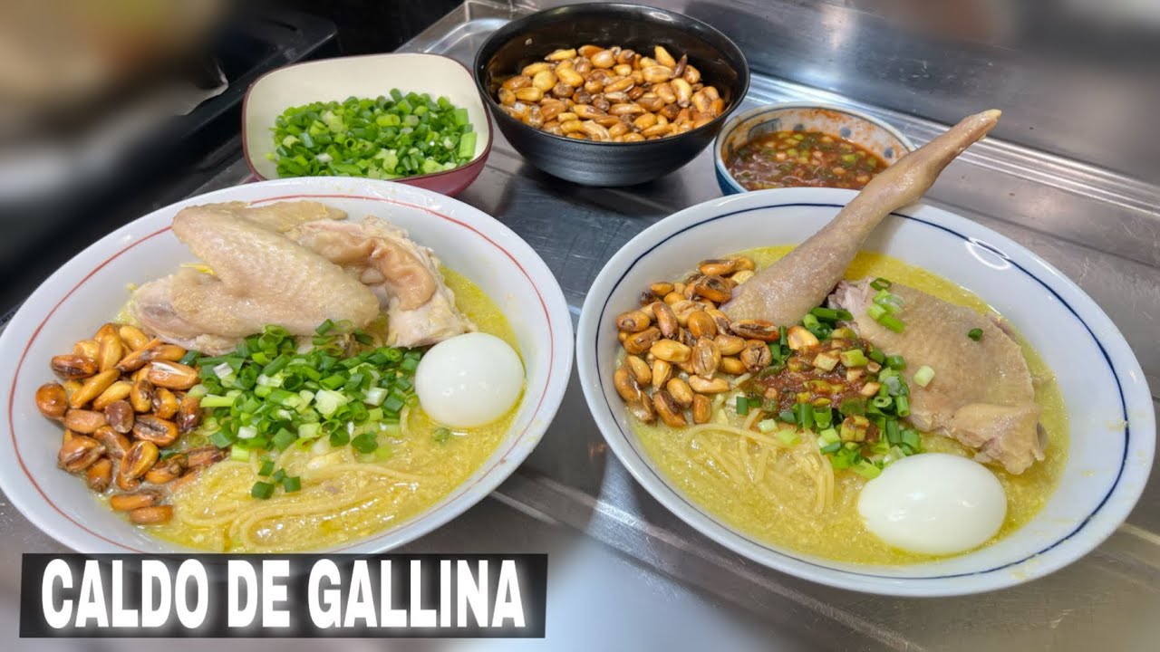 DELICIOSO CALDO DE GALLINA - COMIDA PERUANA