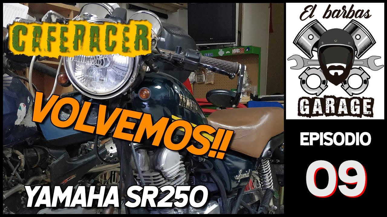Volvemos a la CARGA! Y ahora que!? + SORPRESA! | CAFE RACER desde 0! | YAMAHA Sr250🏍️