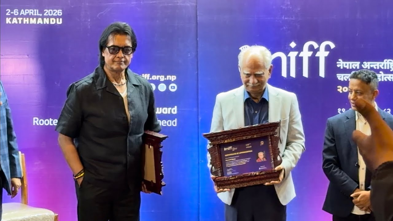 Sholay film director Ramesh sippy and Rajesh Hamal at Niff 2026 intraction ,Full interview