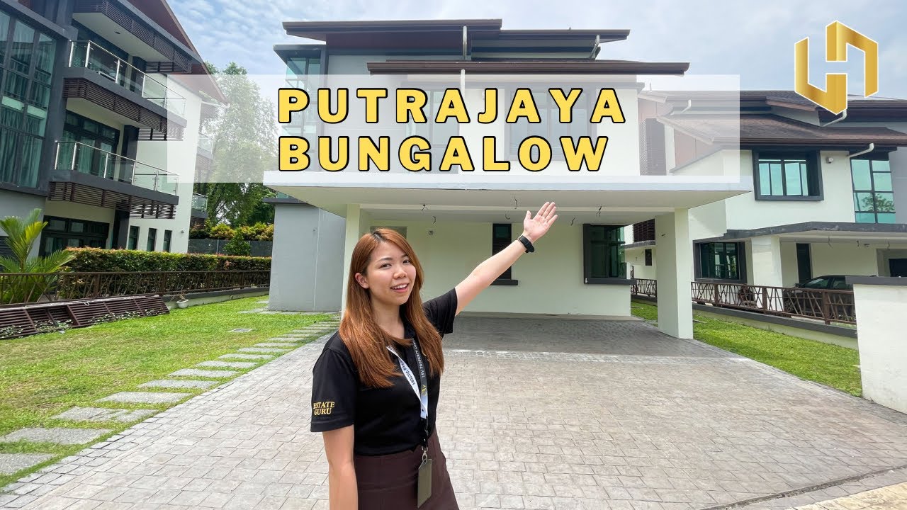 [Bungalow Tour 🏡] RM3.3Mil @ Danau Suria Putrajaya Freehold Individual Title 5+1R6B 4220sf 😍