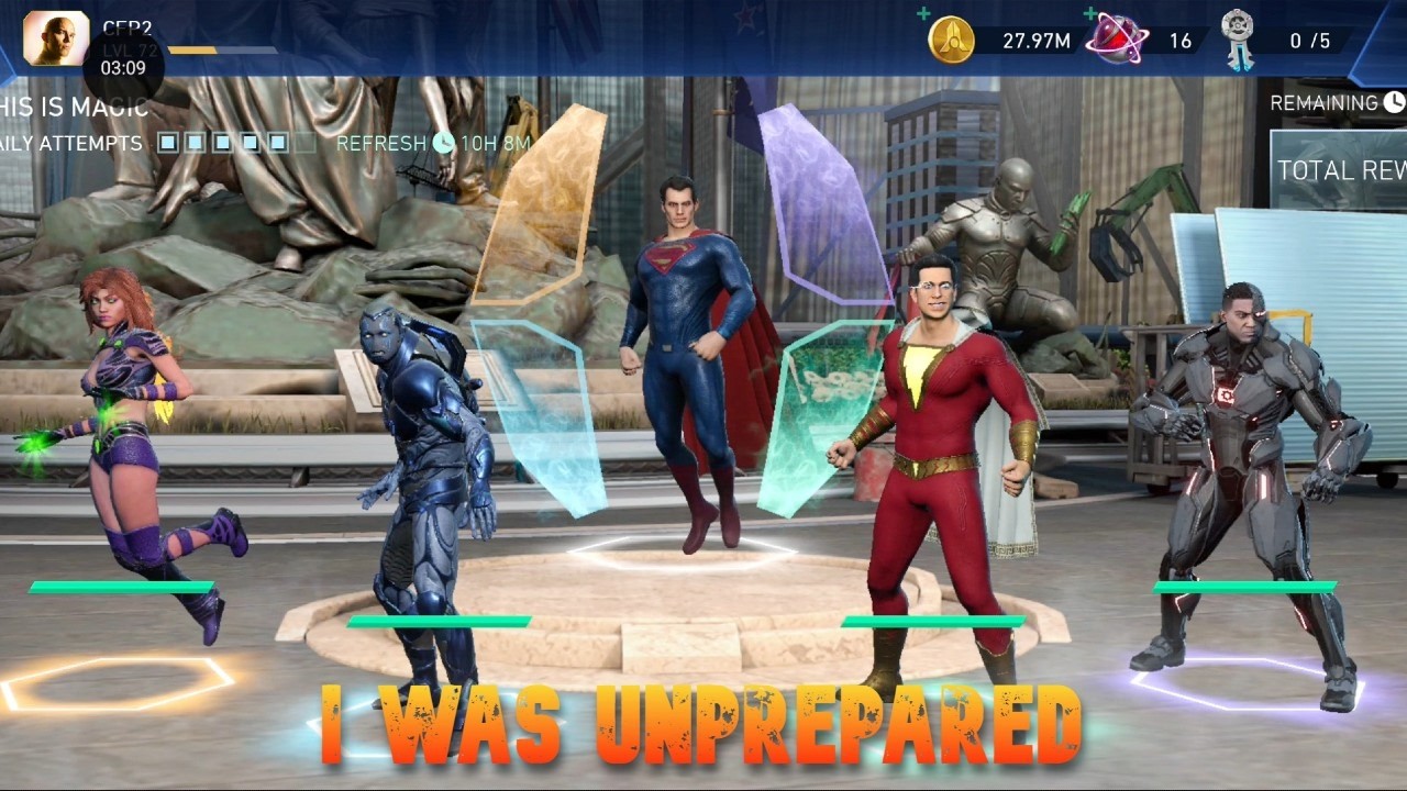 I wasn't ready for this set of boss mechanics together | This is Magic | Injustice 2 Mobile