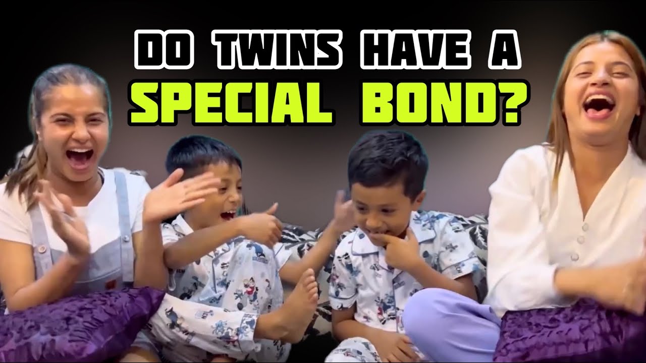 Twins BONDING with @smarikasamarikadhakal326