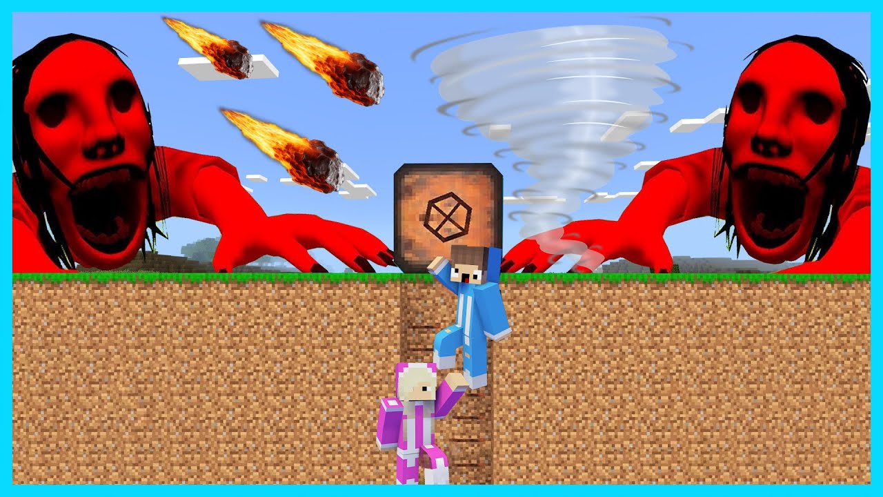 MIPAN & ZUZUZU BUAT TEMPAT PALING AMAN VS BENCANA PETAPETA DI MINECRAFT SURVIVAL!