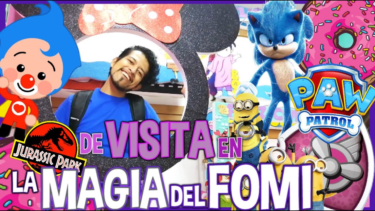 Donde Conseguir FIGURAS de FOMI para tus  PIÑATAS  /EDREI POP